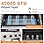 4-Burner Propane Gas Grill with Cast Iron Grate - 40000 BTU Output & Easy-Clean Grease Management for Perfect BBQs (4-Burner)