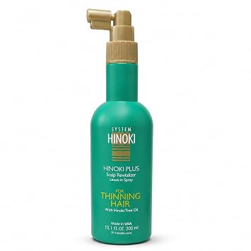 HAYASHI System Hinoki Plus Scalp Spray with Hinoki Oil, 10.1 Fl Oz