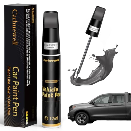 Image of Silver Touch Up Paint for Cars, Auto Car Paint Touch Up Paint Pen for Deep Scratches, Car Scratch Repair Pen, Quick and Easy Solution to Repair Minor Automotive Scratches (Industrial Steel Metallic)