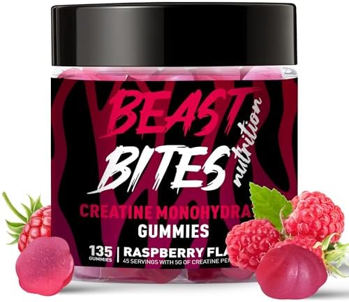 Creatine Monohydrate Gummies for Men & Women - 5g of Creatine Mon...