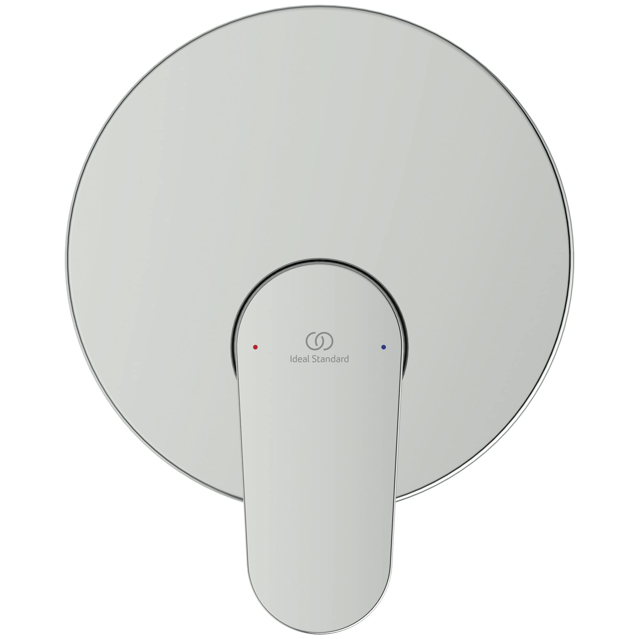Ideal Standard - Cerafine O, Miscelatore monocomando per doccia ad incasso, Una via, Parti esterne, Cromato