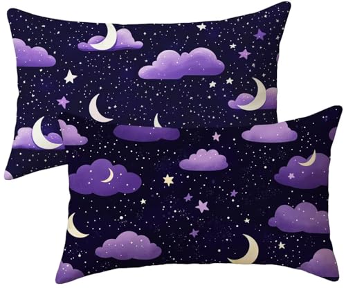 Housse coussin 40x70 violet étanche pour protéger vos oreillers