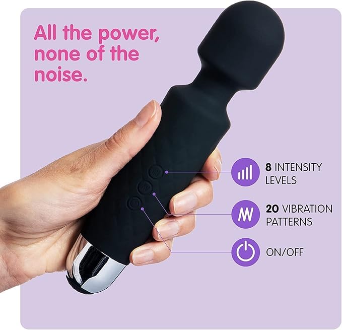 Kronzam Full Body Massager for Women & Men, Rechargeable Wireless Massager Machine for Pain Relief, Handheld Massager with Medical Grade Silicone, 8 Speeds, 20 Modes Kronzam Full Body Massager for Women & Men, Rechargeable Wireless Massager Machine for Pain Relief, Handheld Massager with Medical Grade Silicone, 8 Speeds, 20 Modes