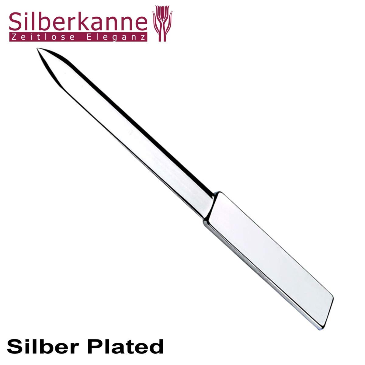 Edler Brieföffner Klassisch 19 cm versilbert Premium Silber Plated