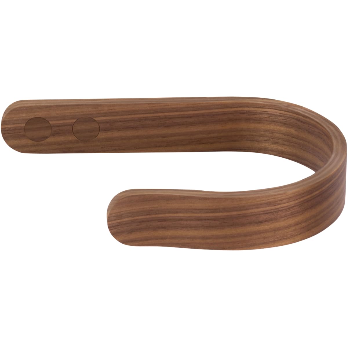 Holz-Vorhanghalter, Sperrholz, U-förmige Haken, Raffhalter für Wand, 2 Stück