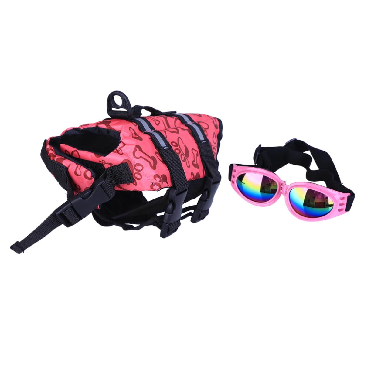 SUPVOX Lot De 3 Paires De De Sécurité pour Chien Confortables Respirants À Dégagement Rapide Taille XS Couleur Aléatoire