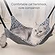 BCZR Hängematte Katze 36cm×38cm，Katzenhängematte，Katzenschaukel，Cat Hammock，Warme Hängende Katzenhängematte, Geeignet Für Kleine Haustiere