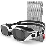 ZIONOR Schwimmbrille, Schwimmbrille Erwachsene G10 Antifog Spray Schwimmbrille mit Austauschbares oder Abnehmbares Objektiv UV-Schutz,Wasserdicht Professionelle Schwimmbrille für Herren Damen Junioren