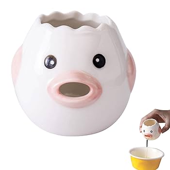Amazon.co.jp: 卵黄セパレーター,チキンデザインの卵
