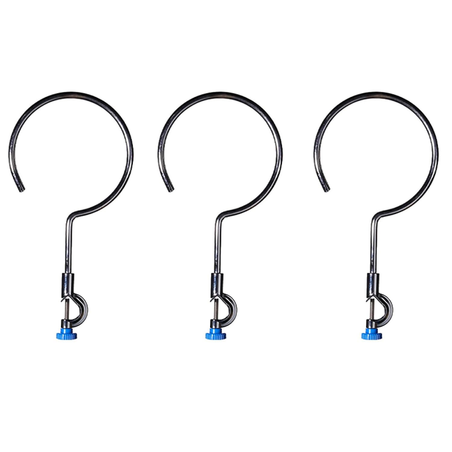 3 Pcs Support Ring Separating Funnel Rack Kickstand Open Extension Ring for Laboratory Experiment Steel Restort Support (120 mm)