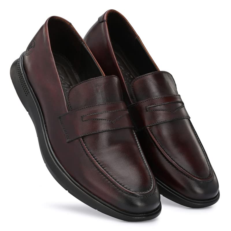Legwork Men's Leather Loafer Shoes for Men and Boys 3 51afj7wELaL