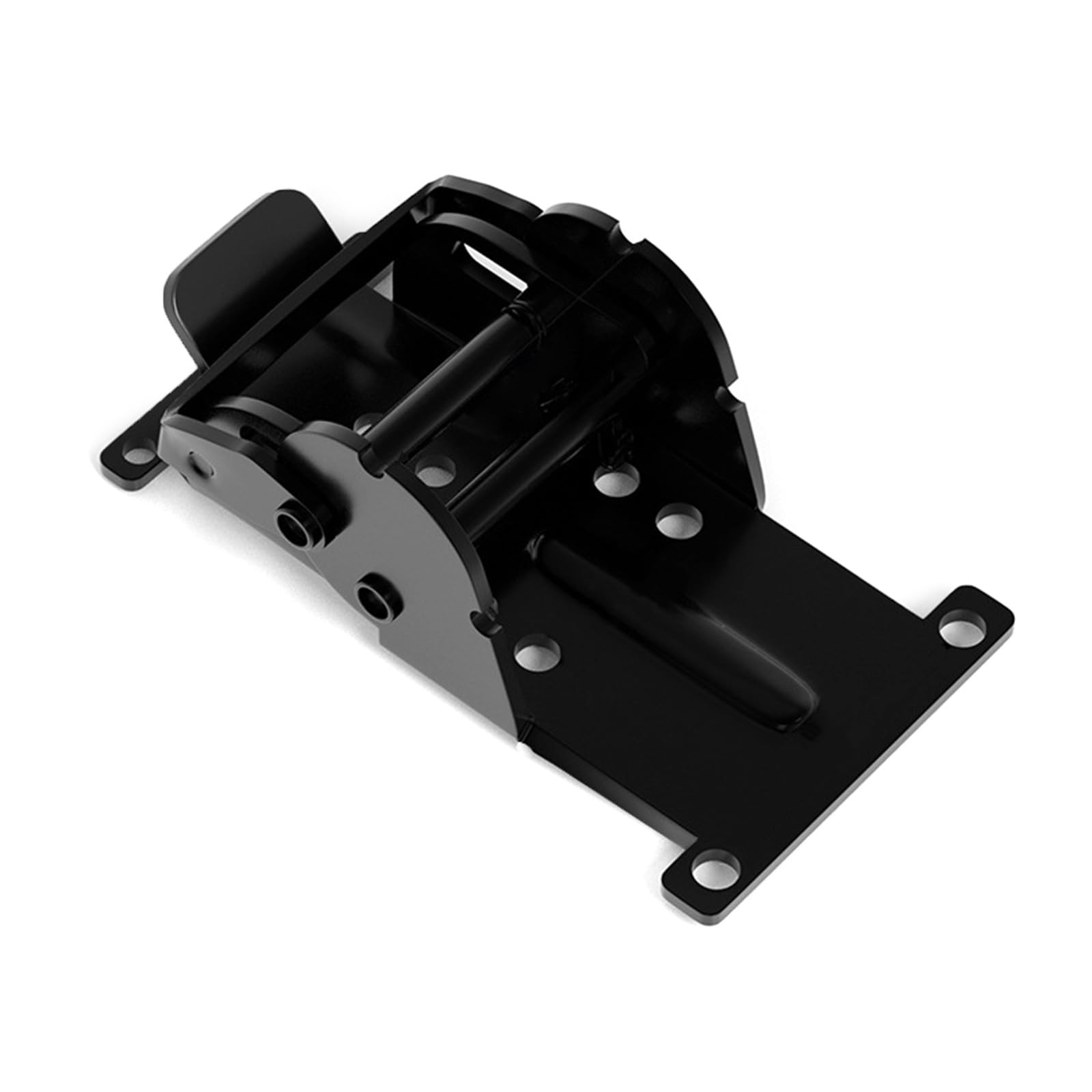 Tertioi Black Folding Hinged Hardware, 180 Degree Locking Bracket For Folding Table Legs And Bed Frames, Easy Installation, Rust Resistant Table Hinges