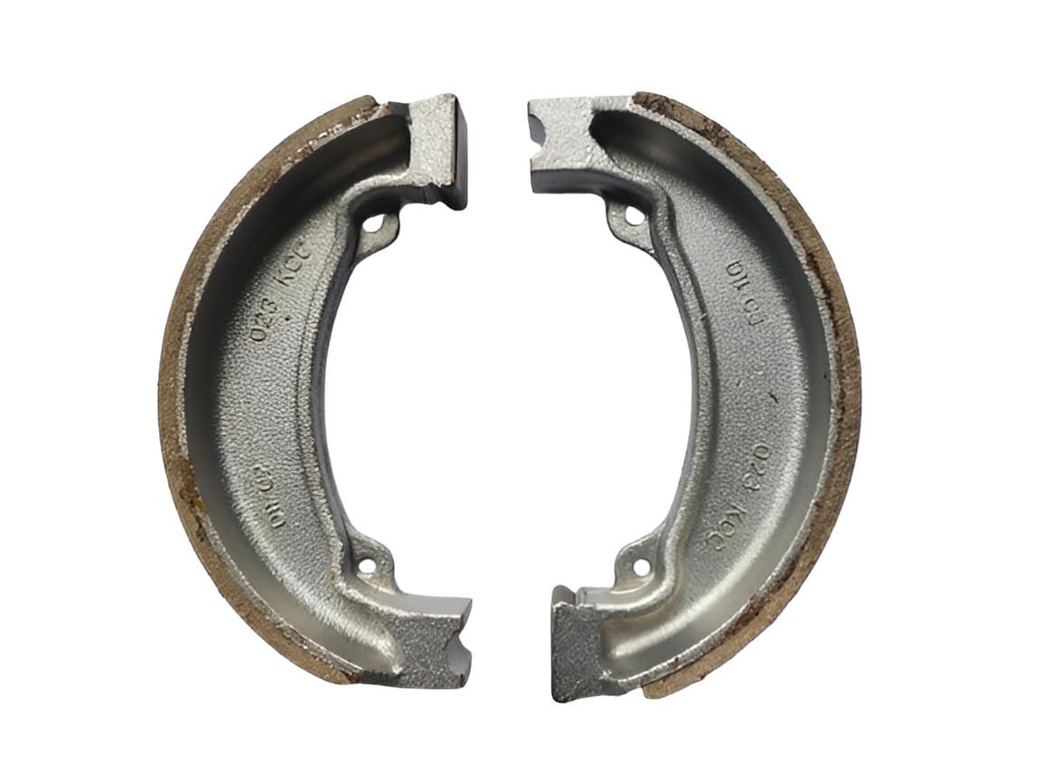 brake shoe set compatible with bikes - high-performance front brake shoe for splendor plus 2003, karizma 2003 model durable and reliable shoe comp design