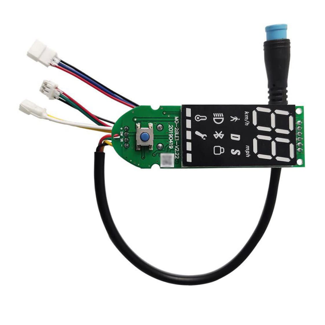 Accessoires de Tableau de Bord du Scooter électrique BT Circuit Circuit Parts Scooter Pièces Multifonction Instrument Compatible avec Xiaomi M365 Pro 2