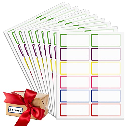 120 etiquetas para biberones de bebé, etiquetas de nombre para botellas de agua, etiquetas impermeables, autolaminantes para escribir en lavavajillas, autoadhesivos para cocina escolar Cover