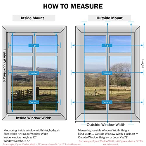 Allbright Roller Shades 100% Blackout Shades With Valance Cover (29" W X 72" H, Light Grey) Uv Protection Thermal Insulated Blackout Blinds For Windows, Easy To Install #TOP1