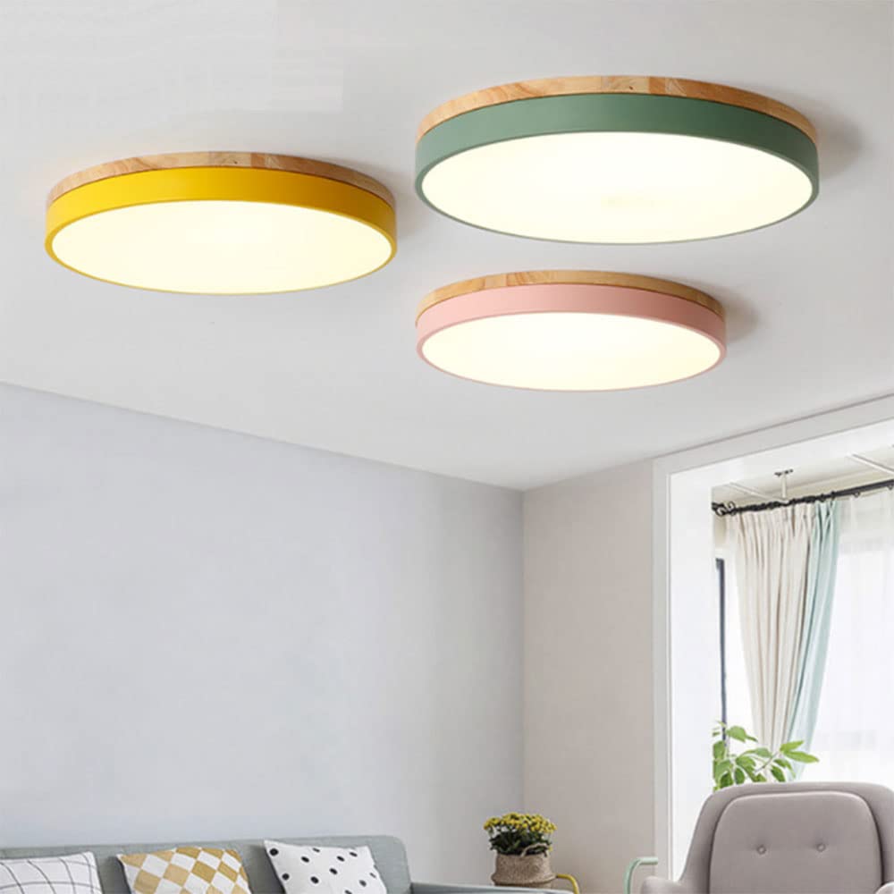 Einfache Moderne LED-Deckenleuchte Nordische Nicht Dimmbare Deckenleuchte Kreative Deckennahe Leuchte Einbauleuchte Kaltweiß 6000K Wohnzimmer Und Badezimmer
