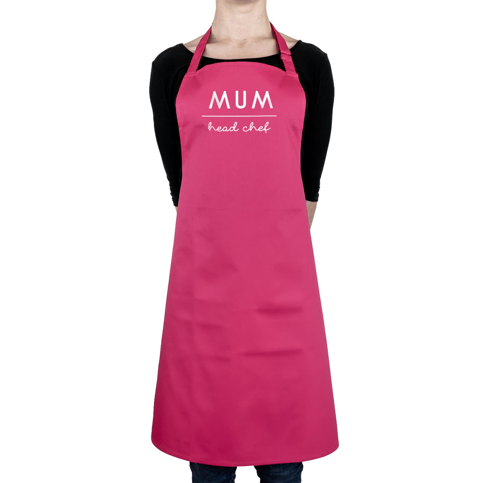 Stickerscape Pink Personalised Head Chef Apron (Adult) - Apron