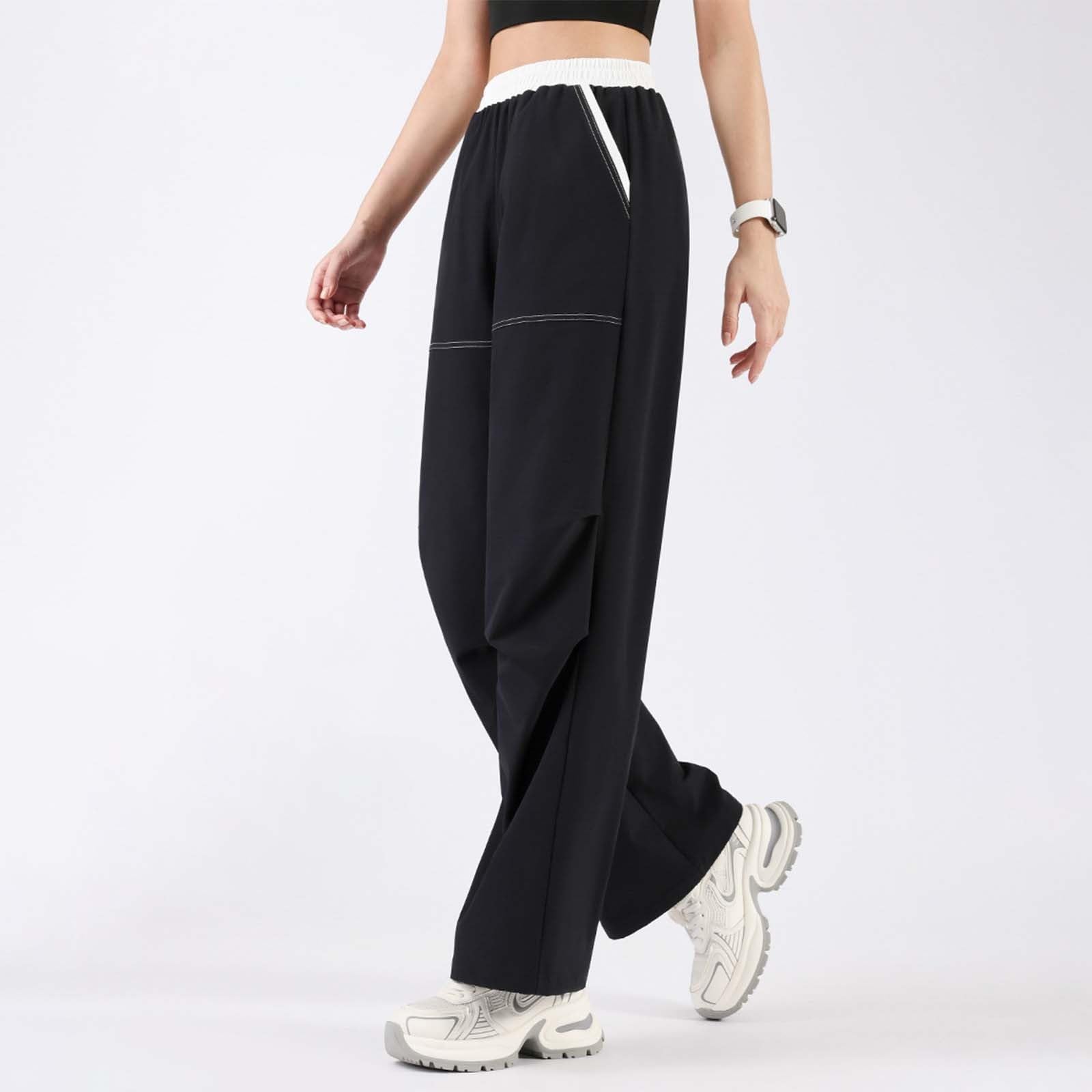 Pantaloni Tuta Donna Invernali Felpati Sportivi Leggero Lavoro Eleganti Elastico Casa Comodo Pilates Caldi Felpa Pantajazz Pantalone Jogging Sweatpants