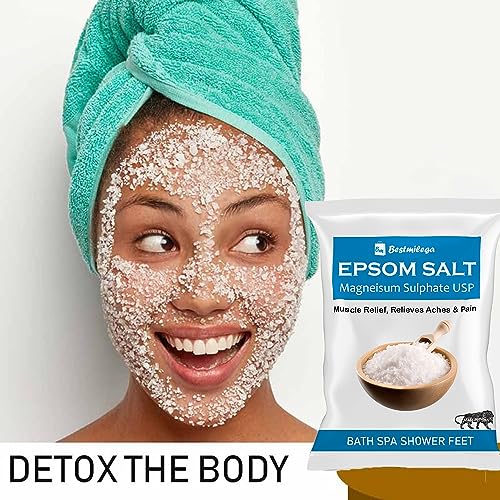 BEST MILEGA Epsom Salt For Pain Relief Epsom Salt For Foot Epsom Salt For Bath Epsom Salts For Feet Pain For Muscle Relief, Relieves Aches & Pain Epsom Bath Salt Crystal and... - Image 4
