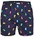 Produktbild Happy Shorts Herren American Boxer Boxershorts Shorts Webboxer Gummibären - Gummi Bears, Grösse:L, Präzise Farbe:Gummibären - Gummi Bears