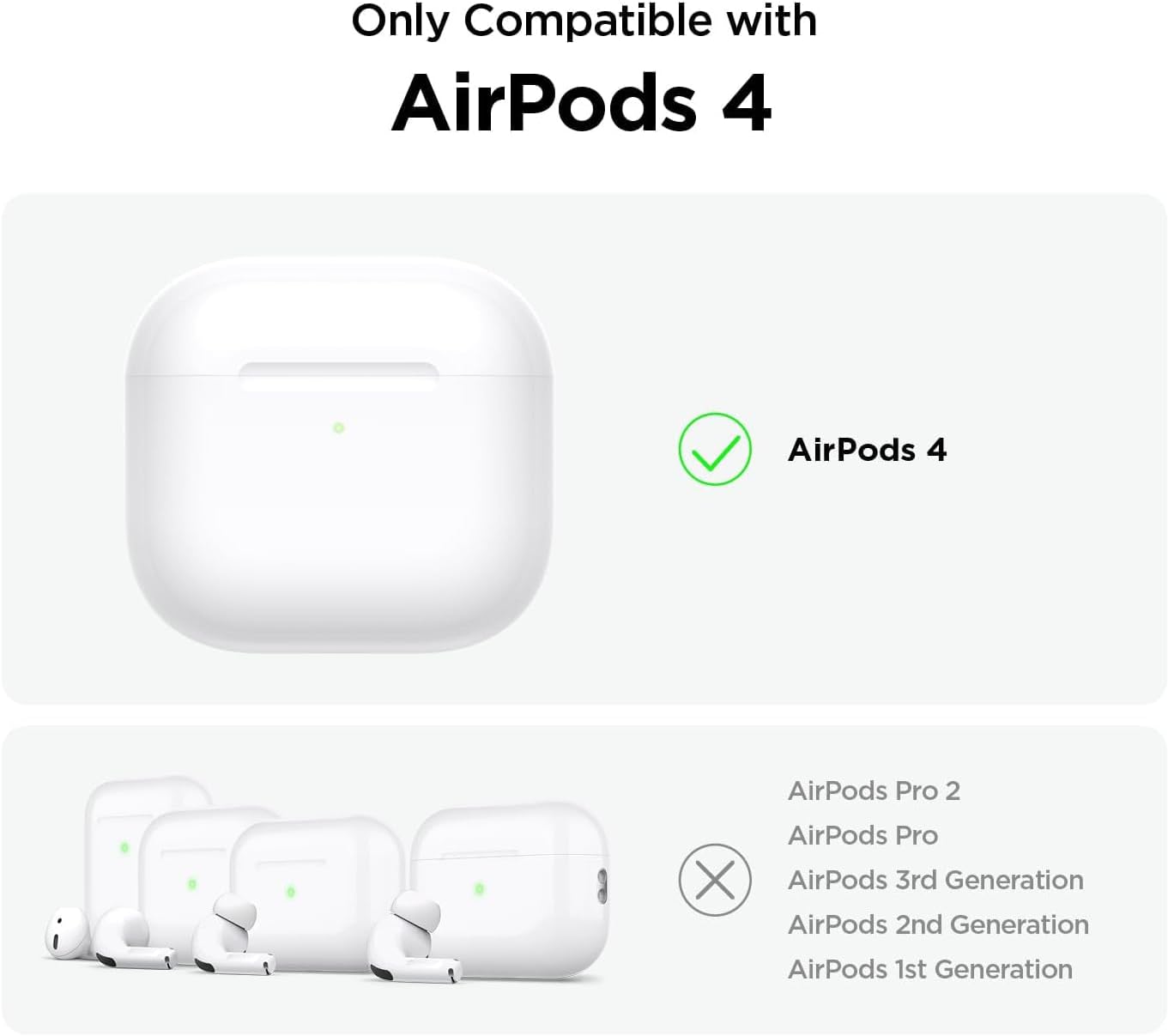 الاقتصادي - جراب متوافق مع سماعات ايربودز 4 2024 تصميم كلاسيكي... - view 1