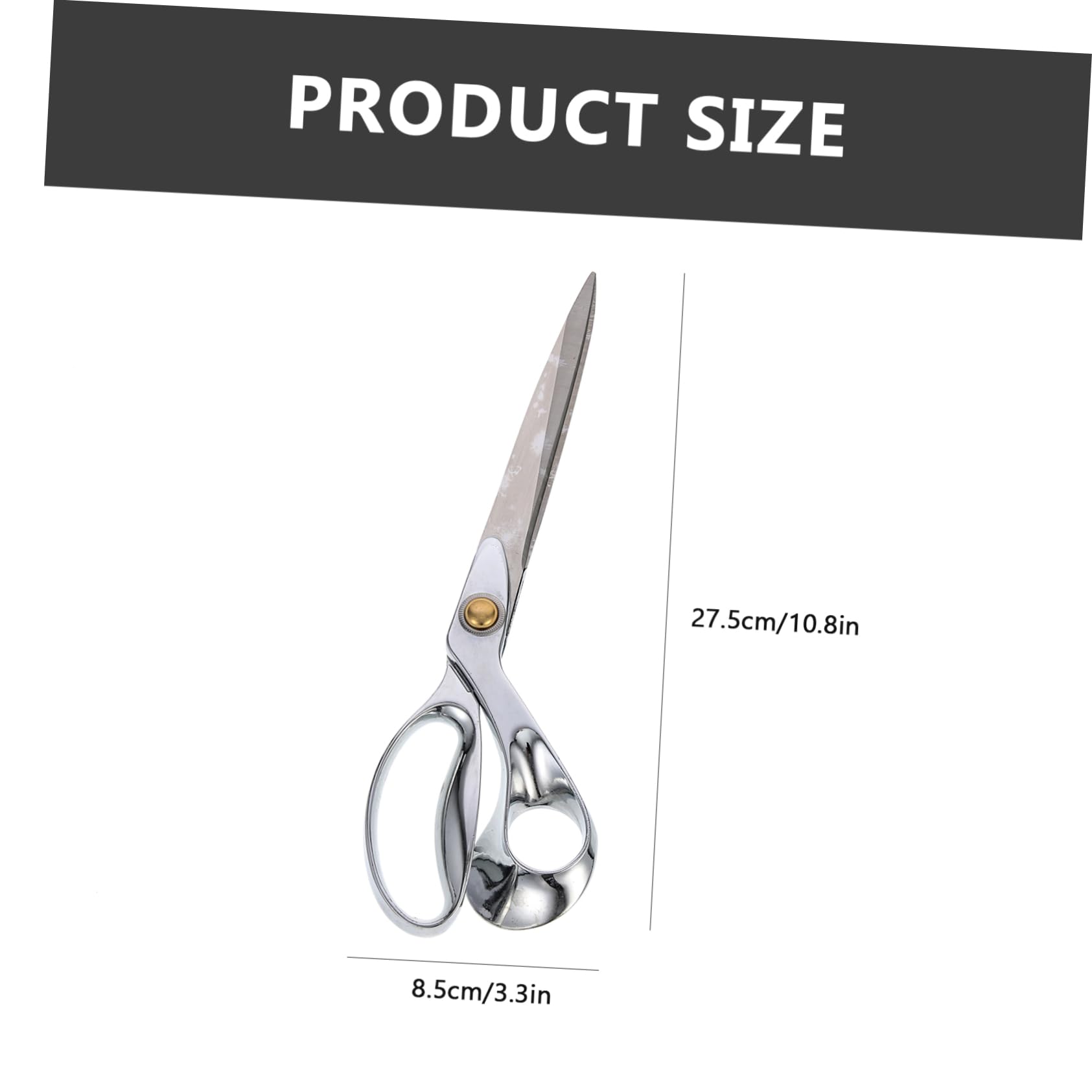 SHINEOFI Tijeras Acero Inoxidable Para Bordar y Cortar Diseño Ergonómico Para Manualidades y Costura