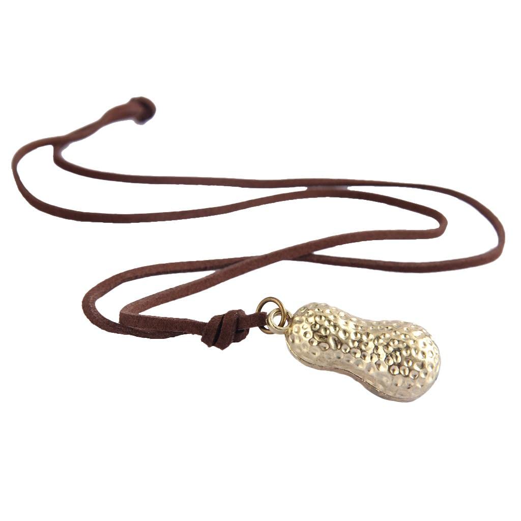 MYADDICTIONVintage Style Leather Strap Peanut Pendant Necklace Fashion Jewelry Uni Jewelry & Watches | Fashion Jewelry | Necklaces & Pendants