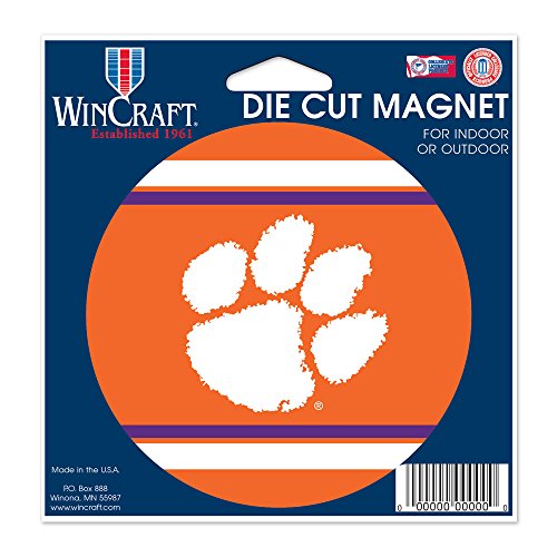 WinCraft Clemson University Die Cut Magnet 4.5