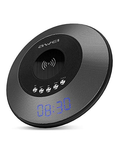 aweiY290 Fast wireless Charger With Wireless speaker - Black