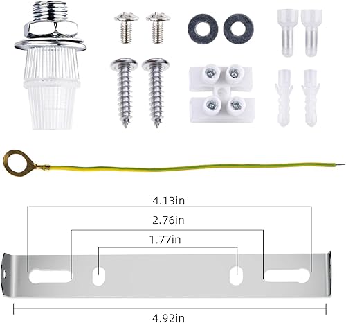 Miniatura 3 de Arturesthome Kit de techo de madera con herrajes, placa de techo de madera natural hecha a mano para luz colgante o luces colgantes, toldos de techo