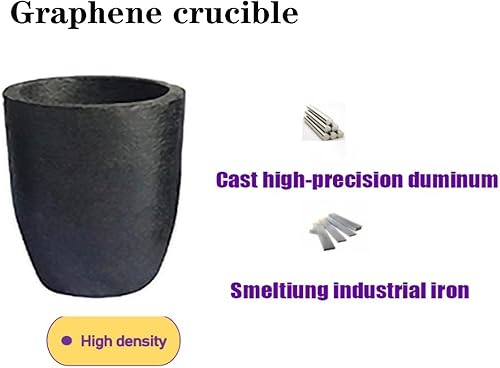 Miniatura 5 de Monicass No10 Crucible, Graphite Clay Crucible for Casting Smelting Gold Silver Copper Aluminum Brass,Withstand The Temperature 2912 (12.3kg No 10)