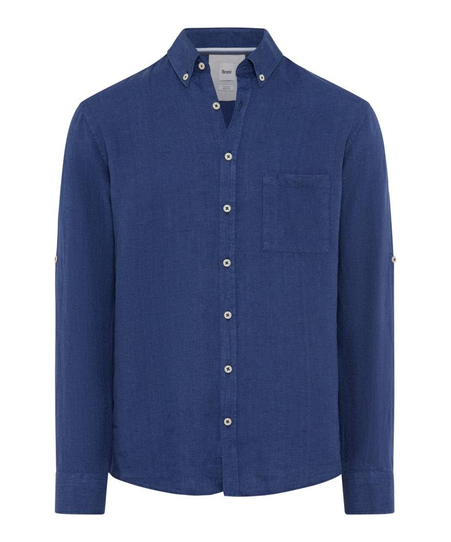 BRAX Herren Style Dirk U Pure Linen Quality Hemd