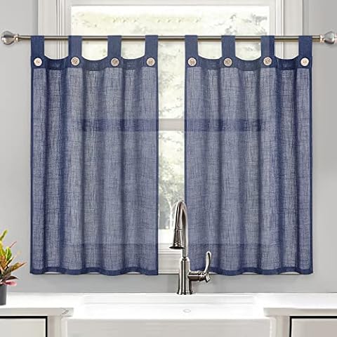 CAROMIO Cortinas a Cuadros Opacas Cover
