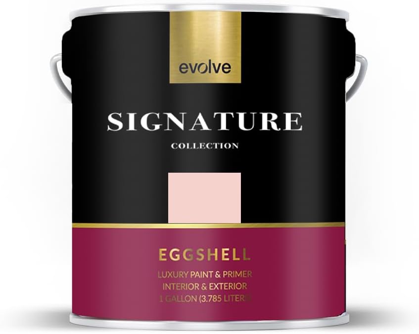 EVOLVE Signature Paint & Primer – Eggshell, 1 gallon, Flamingo Pink
