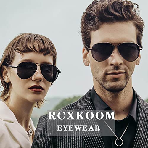 Polarized Aviator Sunglasses for Mens Womens Oversized Unbreakable Metal Frame Pilot Glasses Shades2