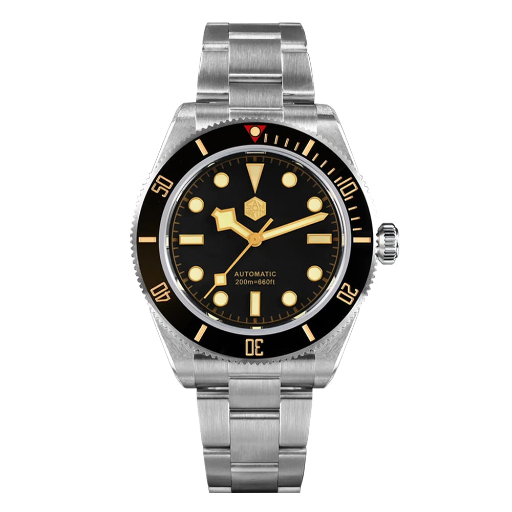San Martin Vintage BB58 NH35 SN008G Diver luksusowy męski zegarek automatyczny mechaniczny ze stali nierdzewnej biznesowe zegarki na rękę