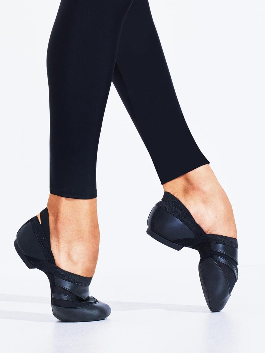Capezio Justaucorps à Manches Longues en Coton pour Femme