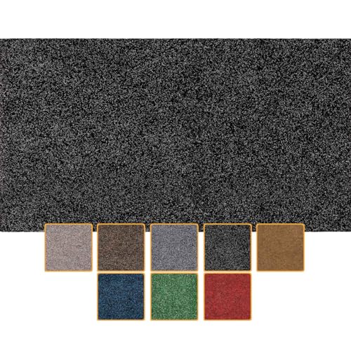 ANRO Fußmatte Schmutzfangmatte Türmatte rutschfest Fußabstreifer abwaschbar robust für Eingang, Haustür, Flur innen & außen Poet Küche, 100 x 50 cm (Rechteckig)