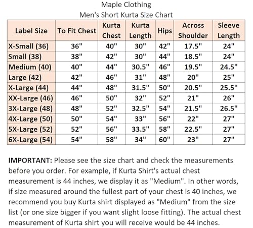Kurta para hombre MapleClothing manga larga maroon acabado artesanal talla S 6