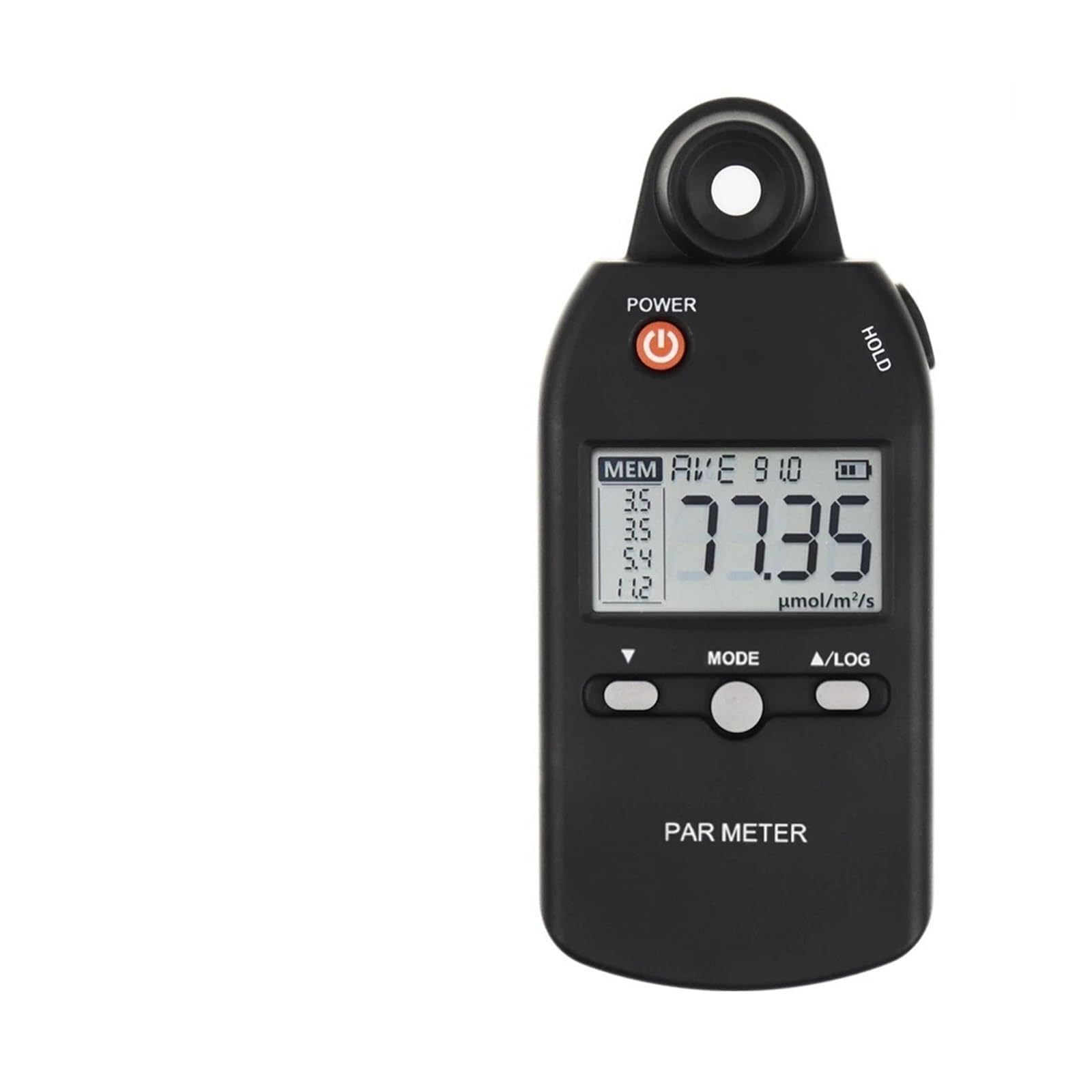 JVDDI Digital Light Tester PAR Meter Light Lux Tester Illuminometer Photosynthetic Active Radiation PPFD Advanced Quatumn for Plants Greenhouse Hydroponic