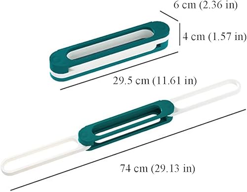 Miniatura 2 de CARURLIFF Organizador de zapatos montado en la pared para baño, estante plegable 3 en 1 para colocar sobre la puerta (gris)