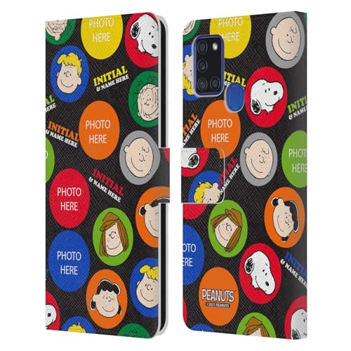 Étui cuir Samsung Galaxy A21s Peanuts protège écran antichoc portefeuille