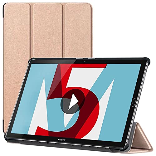 ebestStar - Funda para Huawei MediaPad M5 10.8, Carcasa Capa, Slim Case Protectora, Tapa Magnetica Cuero PU, Dorado