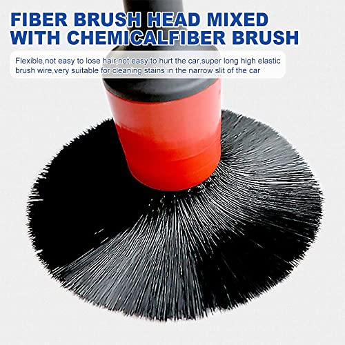 Image of AstonAndia Aston Andia Car Detailing Brush Car Cleaning Car Interior Cleaning Brush for Exterior,Leather, Air Vents, Emblems