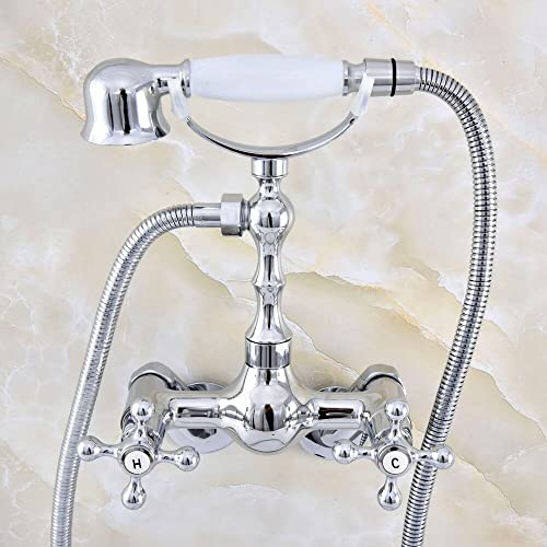 Chrome poli salle de bains mitigeur robuste avec finitions miroirs durables