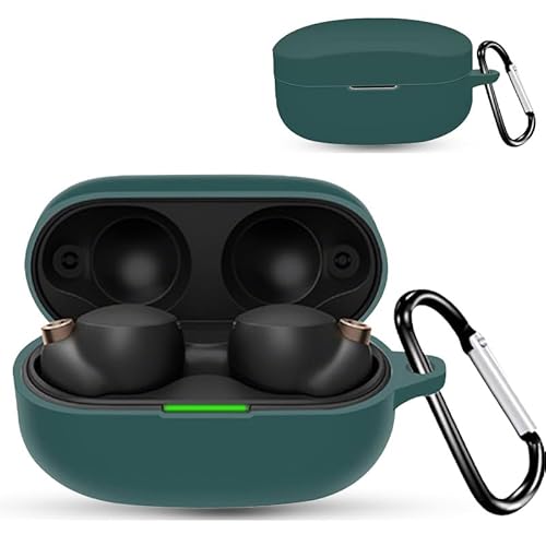 AIYYXX wf-1000xm4 �P�[�X �Ή� sony wf-1000xm4�t��V���R�� �P�[�X �\�j�[ �p �ی�P�[�X�����[�d�\ �ϏՌ��� �h���h�o �y�ʏ��^ �����h�~ �J���r�i�t�� sony wf-1000xm4�P�[�X(�O���[��)