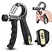 Handtrainer,Jusduit Handtrainer Fingertrainer mit Zählfunktion (0-99),Handtrainer Fingerhantel zur Stärkung von Handgelenk & Griffkraft mit Range von 5kg - 60kg für Krafttraining,Fitness,Beim Klettern