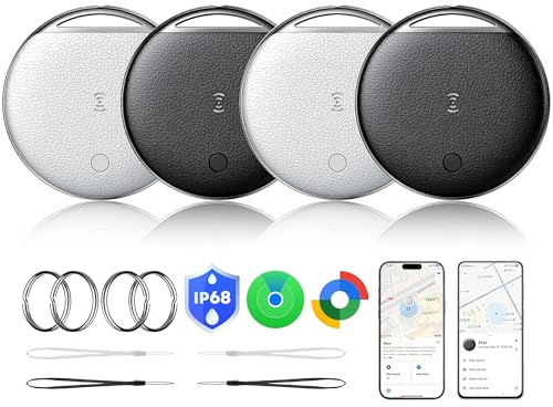 AirTags Android�p Air Tags 4�p�b�N Apple Find My & Google��Find Hub�ɑΉ� �X�}�[�g�^�O�A�C�e���t�@�C���_�[ IP68 �h�������\�o�b�e���[ ���z �ו� �o�b�N�p�b�N ���p (2026�N�V)