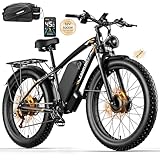 4000W / 5000W PEAK HIGH-PERFORMANCE EBIKES FOR ADULTS: 4000W electric bike engineered for extreme power with a 4000W sustained/5000W peak motor, delivering 220Nm torque and ultra-efficient brushless operation. Capable of speeds up to 40-45MPH(full ch...